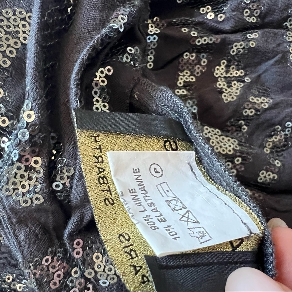 Vanita Rosa Paris Luxe Midnight Sky Sequin Dress / Halter / Resort Cover-up S - Picture 14 of 14